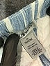 Catherines Stripes Blue Linen Pants Size 1X - photo 4