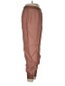 Lost April 100% Viscose Solid Brown Casual Pants Size L - photo 4