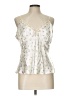 Jessica 100% Polyester Ivory Sleeveless Blouse Size L - photo 1