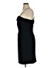 Nine West Solid Black Cocktail Dress Size 14 - photo 5