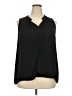 Simply Vera Vera Wang 100% Polyester Black Sleeveless Blouse Size XXL - photo 1
