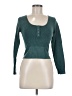 Aura Teal Long Sleeve Top Size M - photo 1