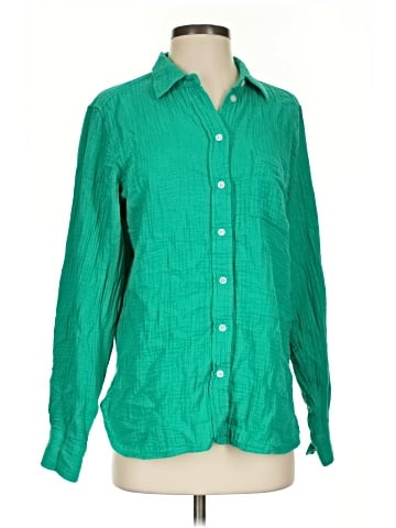 J.Crew Factory Store Long Sleeve Button-Down Shirt (view 1)