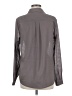 Noir 100% Polyester Gray Long Sleeve Blouse Size M - photo 2