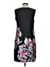 Ann Taylor LOFT 100% Polyester Graphic Black Cocktail Dress Size 4 - photo 2
