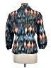 Chico's Print Blue Blazer Size Med (1) - photo 2