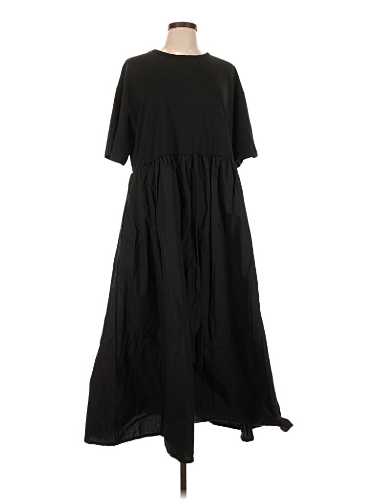 Pre-owned Assorted Brands Casual Dress In Black