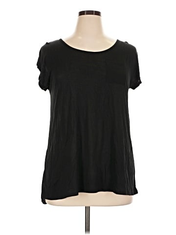 August Silk Short Sleeve Top (view 1)
