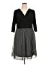 Lane Bryant Polka Dots Black Cocktail Dress Size 16 - photo 1