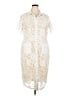Ashley Stewart 100% Polyester Ivory Cocktail Dress Size 18 - photo 1