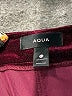 Aqua 100% Polyester Burgundy Casual Pants Size XS - photo 7