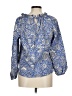 Talbots Outlet Blue 3/4 Sleeve Blouse Size M - photo 2