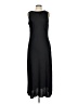 Bebe 100% Polyester Solid Black Casual Dress Size L - photo 1