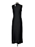 Bebe 100% Polyester Solid Black Casual Dress Size L - photo 2