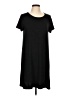 Gap Solid Black Casual Dress Size L - photo 1