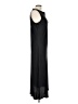 Bebe 100% Polyester Solid Black Casual Dress Size L - photo 4