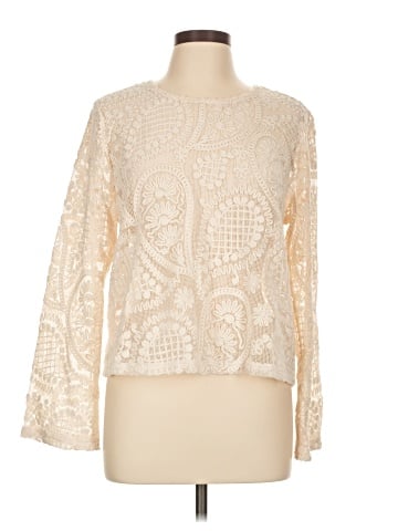 Ultra Pink Long Sleeve Blouse (view 1)