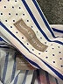Chico's Stripes Blue 3/4 Sleeve Button-Down Shirt Size Lg (2) - photo 7