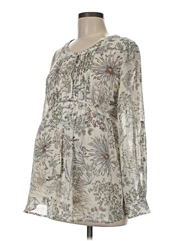 Motherhood Long Sleeve Blouse (view 1)