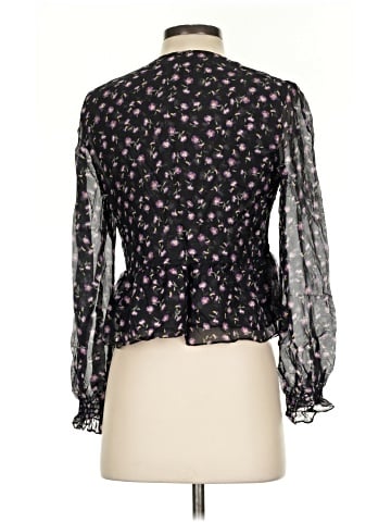 Intermix 3/4 Sleeve Silk Top (view 2)