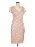 Connected Apparel Tan Cocktail Dress Size 10 - photo 1