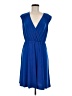NY Collection Solid Blue Cocktail Dress Size M - photo 1