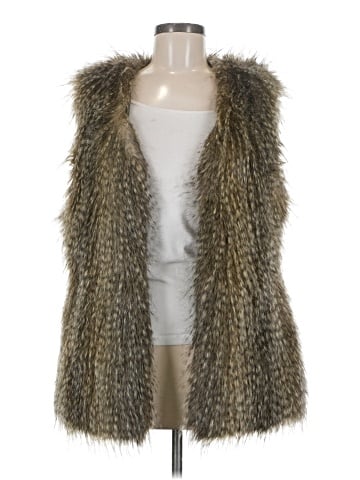 Via Spiga Faux Fur Vest (view 1)