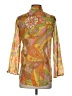 Zara Paisley Orange 3/4 Sleeve Blouse Size XS - photo 2