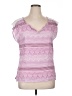 PrAna Pink Short Sleeve Top Size XL - photo 1