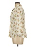 Covington 100% Polyester Floral Ivory 3/4 Sleeve Blouse Size L - photo 5