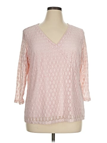 Ruby Rd. 3/4 Sleeve Blouse (view 1)