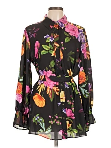 IMAN Long Sleeve Blouse (view 1)