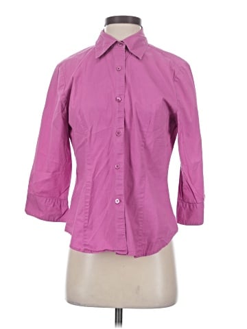 Chadwicks 3/4 Sleeve Button-Down Shirt (view 1)