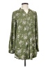 Forever 21 100% Polyester Green Long Sleeve Polo Size S - photo 1