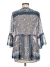 Knox Rose 100% Polyester Gray 3/4 Sleeve Blouse Size M - photo 2