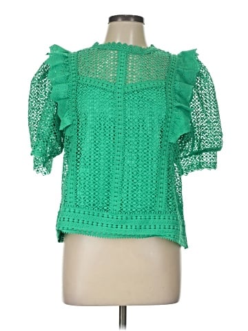 Ultra Pink Short Sleeve Blouse (view 1)