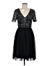 Maya Stars Black Cocktail Dress Size 6 - photo 1