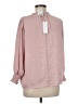 Maison d' Amelie Pink Long Sleeve Blouse Size M - photo 2