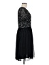 Maya Stars Black Cocktail Dress Size 6 - photo 4