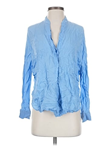 Vince. Long Sleeve Silk Top (view 1)