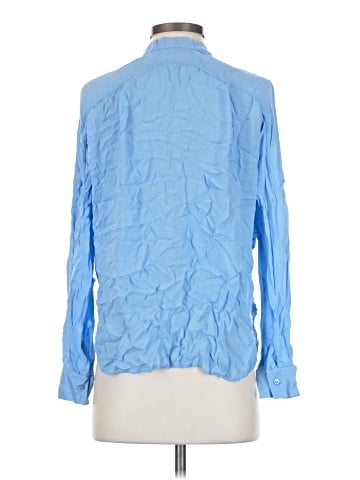 Vince. Long Sleeve Silk Top (view 2)