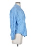 Vince. 100% Silk Blue Long Sleeve Silk Top Size S - photo 4