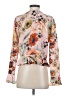 Topshop 100% Polyester Pink Long Sleeve Blouse Size 6 - photo 2