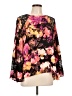 Jennifer Lopez 100% Polyester Black Cardigan Size L - photo 1