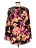 Jennifer Lopez 100% Polyester Black Cardigan Size L - photo 2