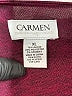 Carmen Carmen Marc Valvo Burgundy Pullover Sweater Size XL - photo 7