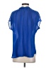 Bellatrix Blue Short Sleeve Blouse Size XS - photo 2