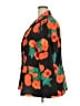 Shein Curve 100% Polyester Print Orange Blazer Size 18 Plus (3) - photo 5