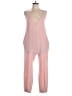 Shinestar 100% Cotton Solid Pink Jumpsuit Size L - photo 1