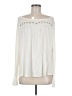 Color Thread Ivory Long Sleeve Top Size M - photo 1